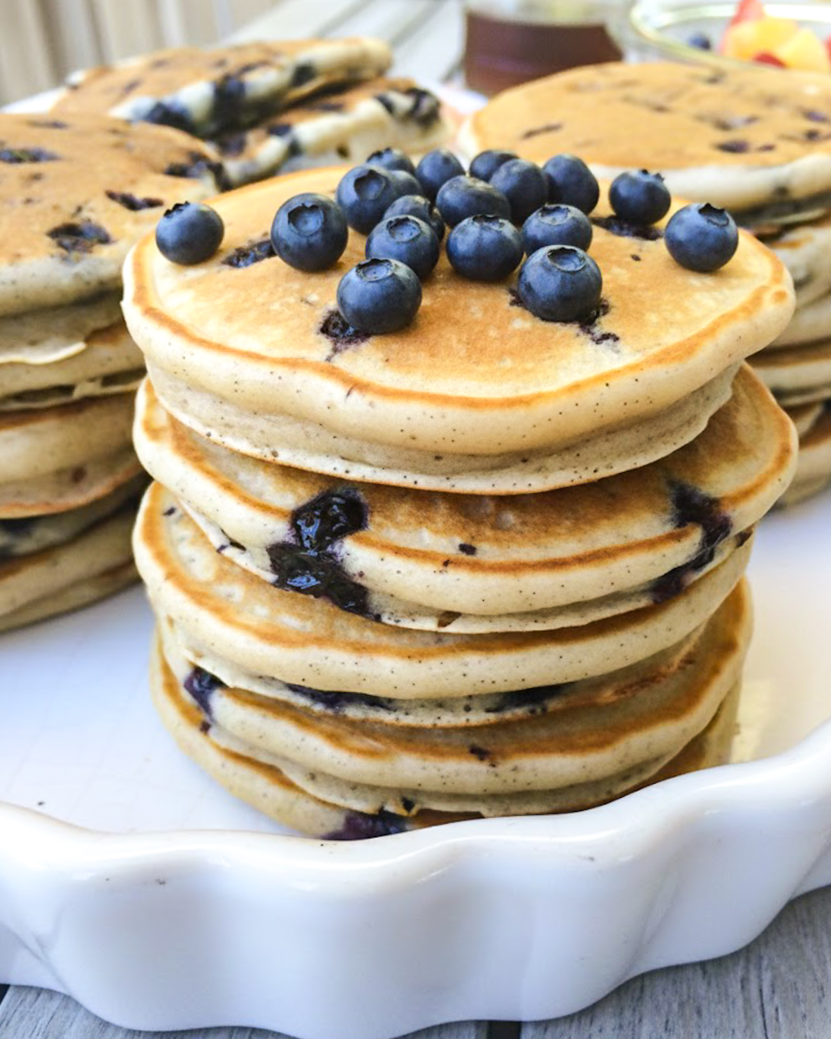 How to Make Perfect Fluffy Buttermilk Blueberry Pancakes